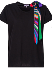 Bayan Fiyonklu Pamuklu Tişört (BEDEN XS-S-M-L)