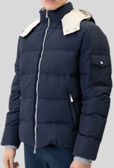 Erkek Kapüşonlu Fermuarlı Ceket Mavi (BEDEN S-M-L-XL)